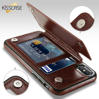 KISSCASE Flip Wallet Leather Case For Huawei P30 Pro P30 Lite Card Holder Phone Case for Huawei Mate 20 Lite Pro Cover Couqe - Surprise store