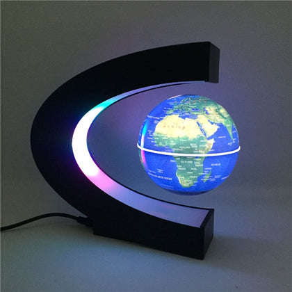 Magnetic levitating Globe World Map Ball Lamps Globe Glow Magnetic Levitation Led Night Light Floating World Terrestrial novelty