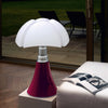 Post Modern Height Adjustable Table Lamp Martinelli Luce's Pipistrello Lamp Restaurant Hotel White Glass Shade Desk Lamp Light