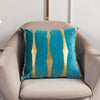 2021 Fashion Striped Pillowcase Festival Home Bronzing Sofa Cushion Cover 45x45cm Car Soft Fabric Lumbar Pillow Cases Decorative