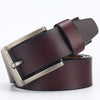 [LFMB]Men's belt leather belt men pin buckle cow genuine leather belts for men 130cm high quality mens belt cinturones hombre