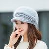 Hot Women Rabbit Fur Knitted Hats Casual Solid Color Autumn girls Winter Hat Female Bonnet Caps Boina Feminino - Surprise store