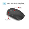 French Wireless Keyboard Mouse Set Rechargeable Mouse 2400DPI German/English/Italian/Spanish Keyboard Silent mouse for Laptop PC - Surprise store