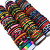 Wholesale lots bulk Random 50PCS/30pcs/Lot punk men's leather bracelets femme pulseras bileklik couple bracelet men jewelry WP2