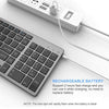 Zienstar Standard Full-Size Wireless Bluetooth Keyboard for Ipad,MACBOOK,LAPTOP,Computer and Android Tablet,Rechargeable Battery - Surprise store