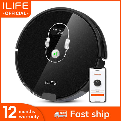 ILIFE A7 Robot Cleaner Vacuum Smart APP Remote Control for Hard Floor and Carpet Auto Recharge Appliances,Household cleaning