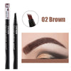 VISIBLE Waterproof 4 Fork 3D Eyebrow Pencil Natural Long Lasting Liquid Brown Nib Eyebrow Pencil Eyebrow Makeup Cosmetics