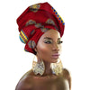 National Decorative Scarf Shawls Women African Head Wrap African Traditional Fashion Printed Ankara Cotton Headscarf