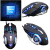 Wired Gaming Mouse 6 Programmable Buttons Ergonomic Mice Colorful LED Light Mouse for PC Computer Laptop,Game and Office