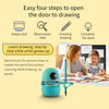 LANDZO Quincy Magic Q Drawing Robot for Kid Science Toys Student Learning Draw Intelligence Automatic USB Rechargeable Robot Toy