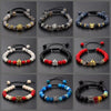 Wholesale Lots 15 Pcs Mixed Bracelets Natural Stone Stretch Women Men Bracelets