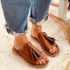 2022 Summer Women Flats Sandals Slides Tassel Casual Hemp Rope Slides Espadrille Flip Flops Resorts Beach Shoes Women Sandals