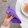 For iPhone 11 Pro Max X XR XS Max Candy Color Wrist Strap Holder Soft Silicone Case For iPhone 8 7 6 6s Plus 11 SE 2020 SE2 Case - Surprise store