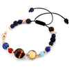 2021 Universe Solar System Bracelet for Women Men 7 Chakra Bracelets Jewelry Eight Planets Bracelet Gift for Her Gift for Him