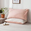 Nordic Simple Solid Color 48X 74cm White Pillow Case for Hair Decorative Soft Body Pillow Case Cover for Bedroom Home Textile
