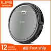 ILIFE A4s Robot Vacuum Cleaner , Carpet & Hard Floor Large Dustbin Miniroom Function Auto Recharge Household cleaning tools