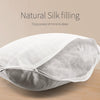 Neck Pillows Mulberry / Natural Silk Single Pillow 100% Orthopedic Hotel Memory Pillow for Health Sleeping Standard Size 45X78