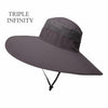 New Summer Sun Hat For Man Outdoor Quick-drying Sun-proof Men's Panama Hat Fishing Breathable Male Large Wide Brim Bucket Hats