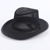 Caluriri Breathable Mesh Men Western Cowboy Hat Outdoor Straw Hat Men Summer Seaside Beach Hat Camping Men Sun Hat