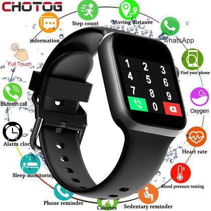 LD6 Smart Watch Women Bluetooth Call Fitness Tracker Heart Rate Full Touch Smartwatch Men Women Music Control Sport Watch IWO