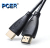 PCER HDMI Cable HDMI to HDMI Golden Plated HDR 4K for Splitter Extender Adapter Nintend Switch PS4 Xiaomi TV Box 1m 5m 10m