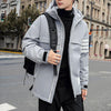 2020 Brand Mens New Fall Winter Down Jacket Long Sleeve Hooded Clothes Dust Coat Korean Style High Quality To Keep Warm Clothing - Surprise store