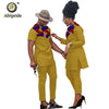 African Couple Clothing Women Suits + Men Clothing Set Dashiki Shirts Ankara Pants Print Outfits Tribal Suit AFRIPRIDE S20C001 - Surprise store
