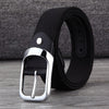 MEDYLA Canvas Belt Men's Pin Buckle Woven Elastic Belt Youth Pants With Personality Belt Black Buckle Breathable Belt MD823