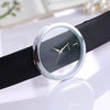 Luxury Transparent Quartz Watch Mineral Strengthened Glass Mirror Belt Waterproof Watches Women Student Luxury Hollow Wristwatch