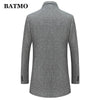 Batmo 2020 new arrival winter high quality wool thicked casual trench coat men,men's winter warm coat,winter jackets men 897 - Surprise store