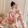 Silk Pajamas Women Cartoons Pajamas for Women Summer Nightwear Plus Size Pajama Two Piece Set Satin Silk Pyjamas Loungewear