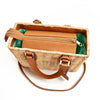 Famous brand women Bamboo straw rattan bag ladies hand leather bags 2020 fashion luxury messenger bags