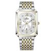Luxury Golden Watches Men Top Brand Designer Quartz Wristwatches Creative Rectangle Diamond Watch Waterproof Relogio Masculino