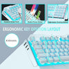 K670 Wireless Rechargeable Gaming Keyboard + Mouse Set LED Backlit Mechanical Feel USB Keyboards Mice Combos - Surprise store