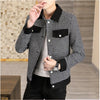 Men's spring leisure plaid short Jackets/Male slim fit Fashion lapel Coats Plus size S-3XL