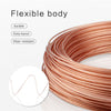 5M Speaker Cable Audio Line 0.2/0.5/0.75/1/1.5/2/2.5 Square OCC Single Crystal Copper Hifi Amplifier Upgrade Cables Transparent