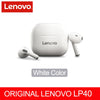 NEW Original Lenovo LP40 TWS Wireless Earphone Bluetooth 5.0 Dual Stereo Noise Reduction Bass Touch Control Long Standby 300mAH