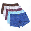 6pcs/Lot 100% Cotton Loose Boxers Four Shorts Underpants Men'S Boxers Shorts Breathable Underwear printing Comfortable cotton