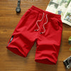 Summer Casual Shorts Men Loose Cropped Trousers Sports Shorts Loose Knit Straight Casual Pants Polyester Short Pants Oversize5xl