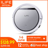 ILIFE V60 Pro Robot Vacuum Cleaner Sweep Wet Mopping Cleaning Appliances Hard Floor automatic Suction Ultra Thin，electric litter