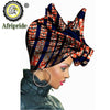 African Headscarf for Women Print Traditional Headtie Headscarf Turban Cotton Wax Scarf Shawls Women African Head Wrap S20H001