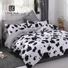 Lanlika 2021 Cartoon Cow Sot Bedding Sets Bed Linen Duvet Cover Flat Sheet Bedding Set Single Double Full King Queen Bed Set