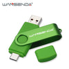 New WANSENDA USB 3.0 TYPE C USB Flash Drive OTG Pen Drive 512GB 256GB 128GB 64GB 32GB 16GB USB Stick 2 in 1 High Speed Pendrive