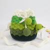 New Hand-knitted Crochet rainbow Flowers Women Shoulder Messenger Bag Woolen Yarn Handmade Tassel Shopping Handbag