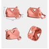 2021 New Luxury Brand Calfskin Soft Leather Candy Color Cloud Inverted Triangle Bag Fashion Shoulder Women's Crossbody Handbag