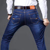 Fashion Business Slim Men Jeans 2021 Classic Style Casual Stretch Baggy Man Jean Pants Male Brand Denim Trousers Men's Clothing