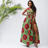 African dresses For Women Dashiki new fashionHanging neck type Maxi dress batik Wax Print Clothes Traditional african Clothing