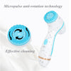 Silicone Face Cleansing Brush Spin Brush Set Deep Cleaning Face Remove Make-up Residue Rechargeable Waterproof Facial Brush