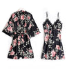 5PCS Pajamas Sleep Set Women Nightwear V-Neck Lace Sleepwear Sexy Nightie Bathrobe Wear Home Suit Negligee Spring Robe Gown