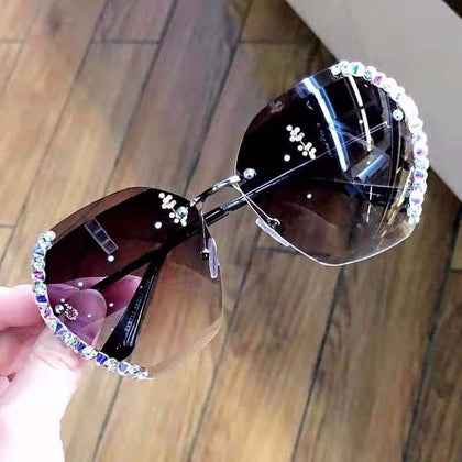 2020 new women's Sunglasses with diamond glasses